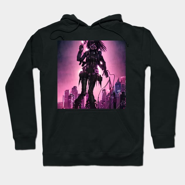 Cyperpunk robbery Hoodie by DigitalDevilDev